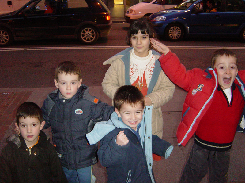 Julen, Ivan, Noella, Ander & Xavier - December 2006