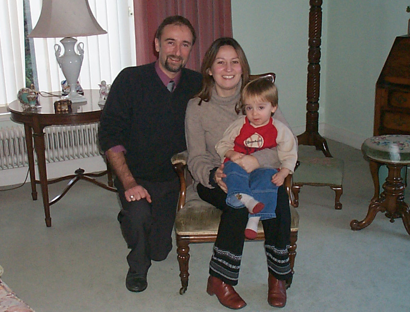 Dad, Mum & Xavier December 2002
