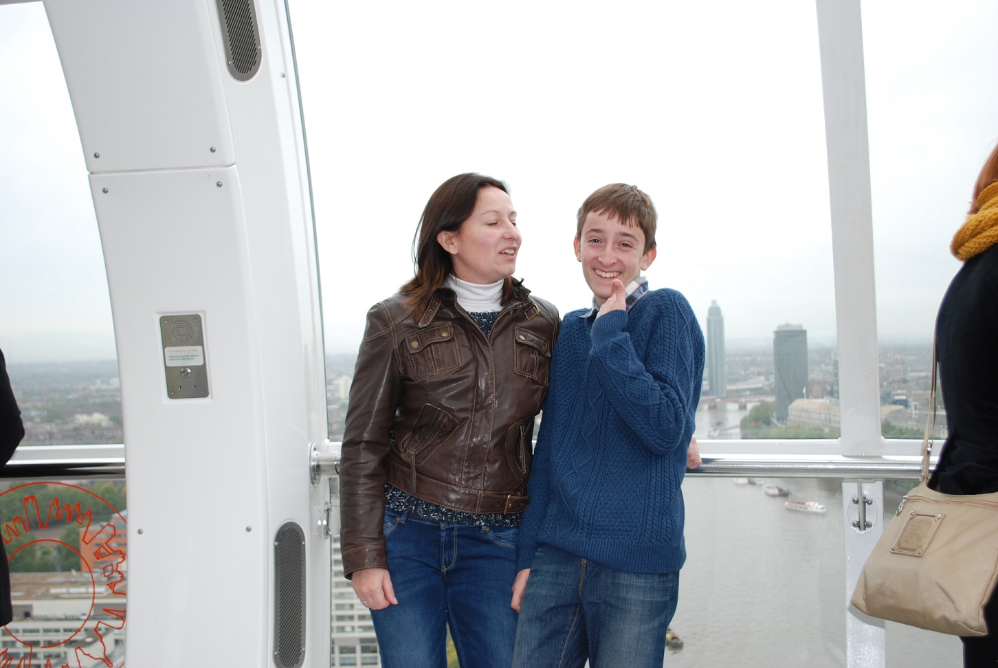 Xavier with Mum, September 2013