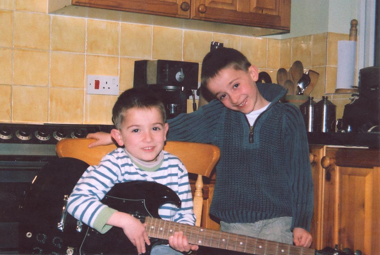 Boys with guitar - April 2008