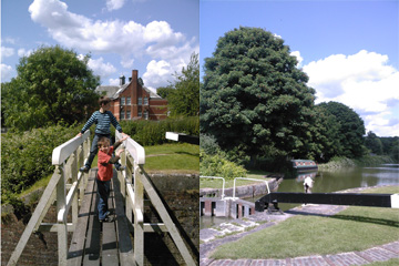 Devizes along the canal - June 2008