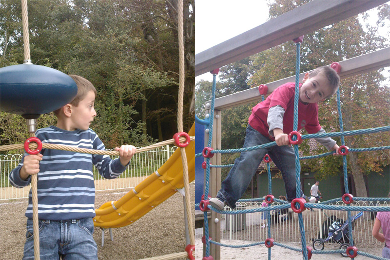 Xavier & Ander at Lydiard - October 2007